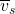 \overline{v}_{s}