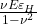  \frac{\nu E \varepsilon _H }{1-\nu^2} 