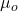 \mu _{o}