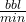 \tfrac{bbl}{min}