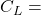 C_L=