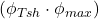 (\phi _{Tsh} \cdot \phi _{max})