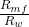 \frac{R_{mf}}{R_w}