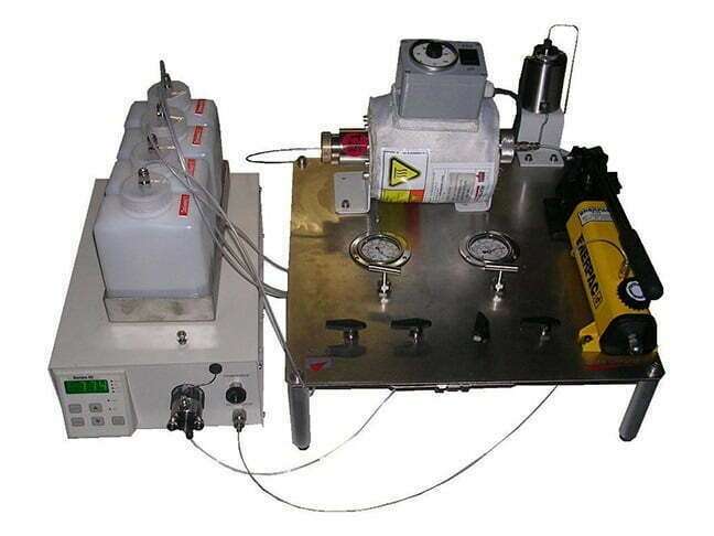 Controlled sequential solvent displacement under moderate pressure, Core Sample Preparation, Core Sample, Core, Coring