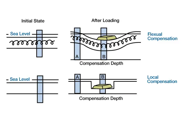 local and flexural compensation