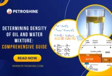 Determine the density of oil and water mixture